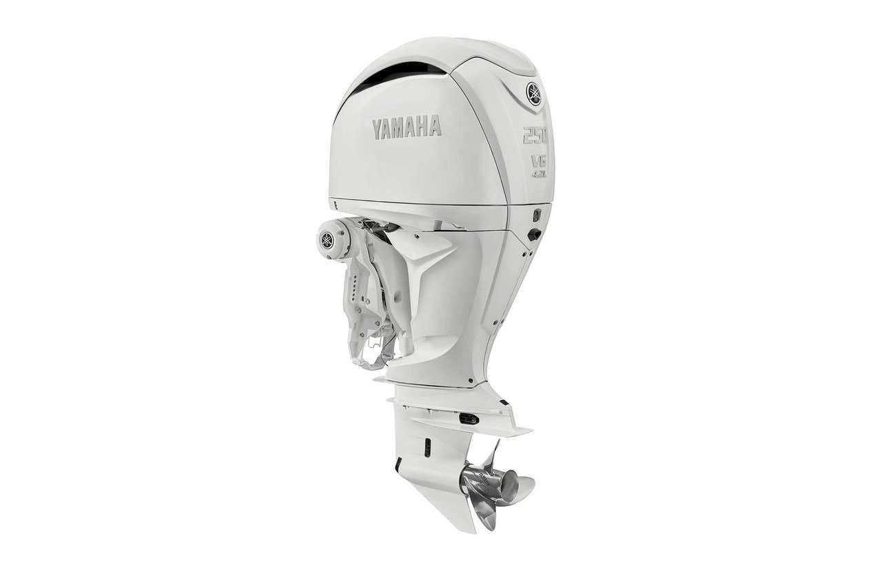 Yamaha 250hp White DEC Outboard · LF250ESB2